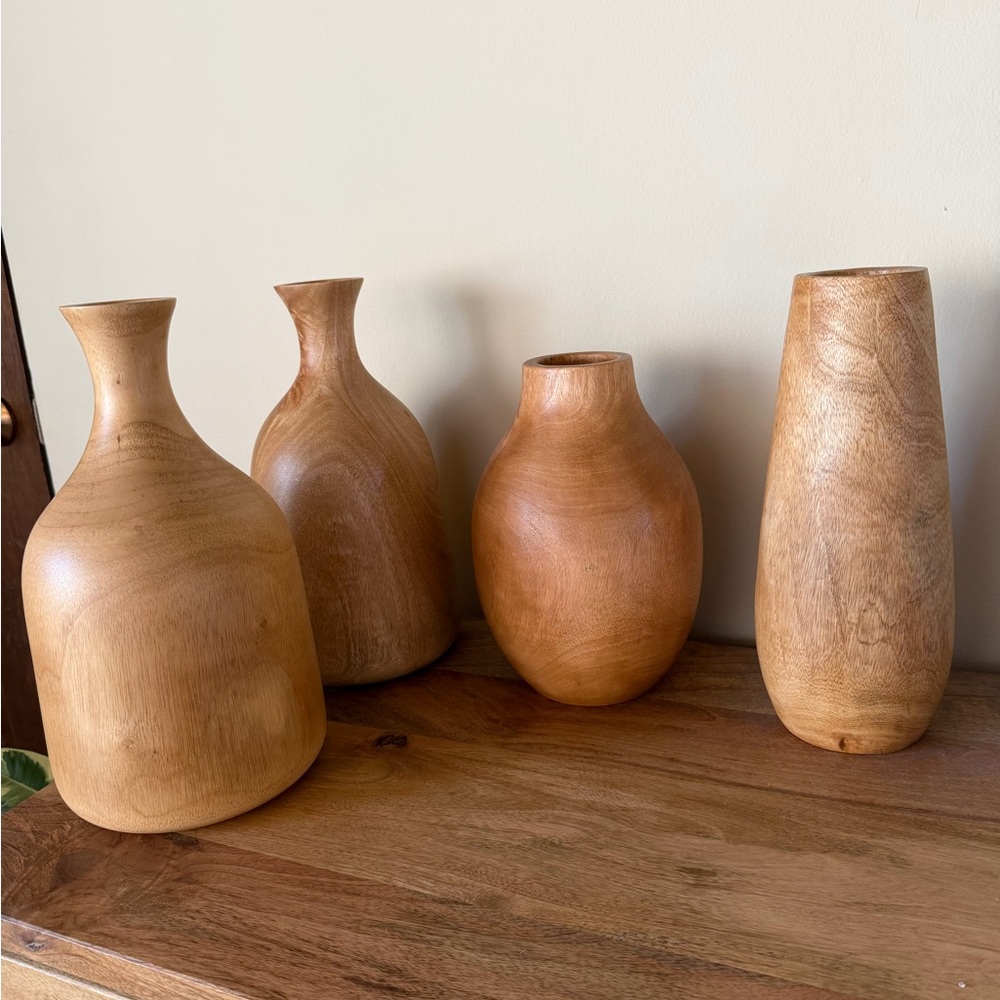 Wood Vase - Style 2
